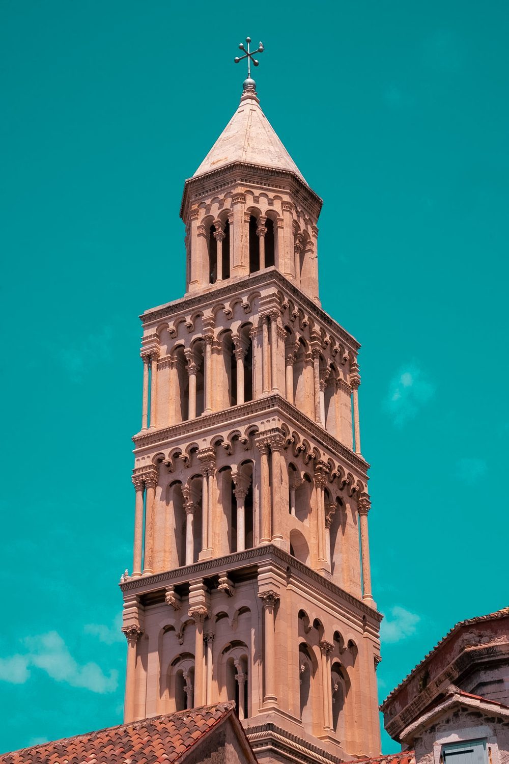 Bell Tower of Saint Domnius. Split, Croatia.