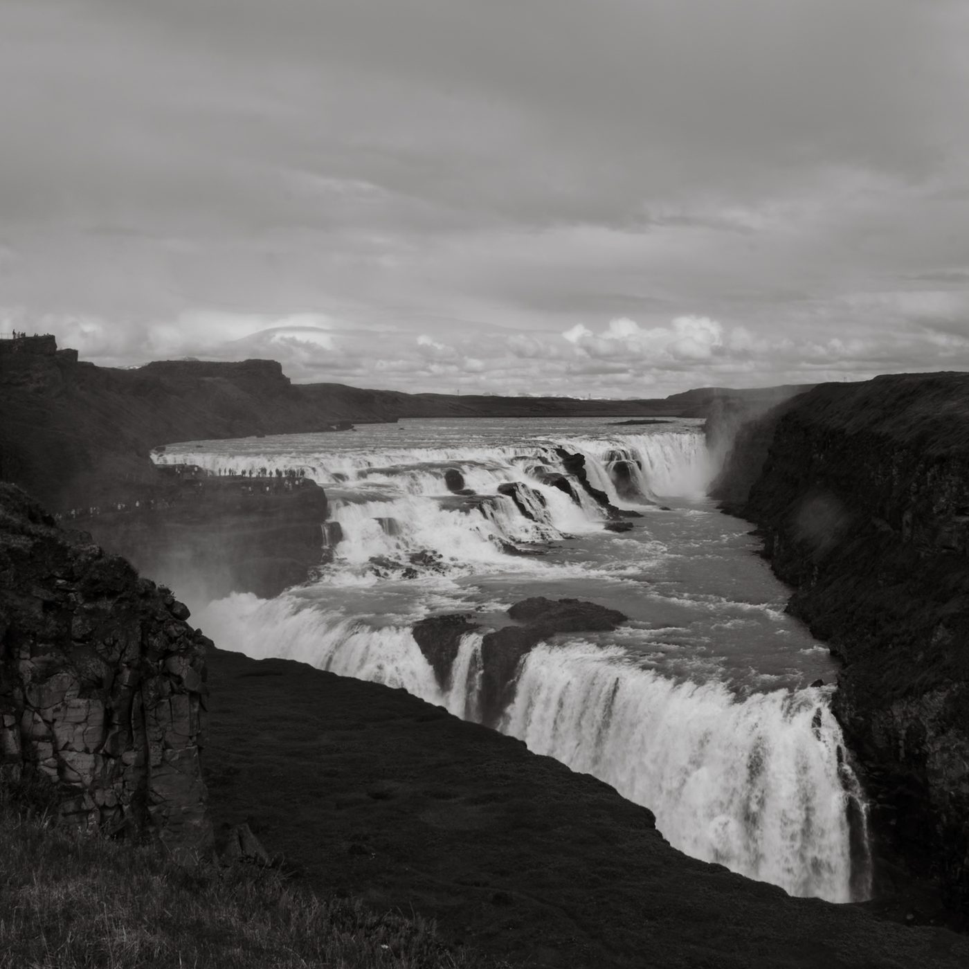 Into the Canyon. Gullfoss, Iceland.