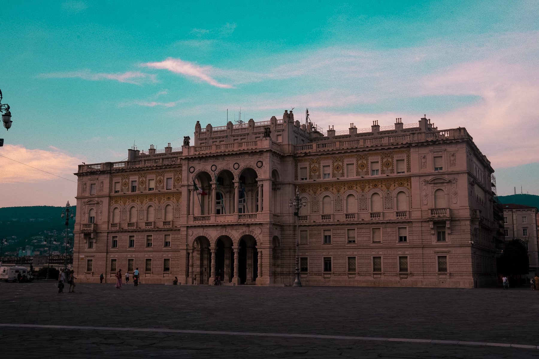 Palazzo Del Governo on Piazza Unita D Italia. Trieste, Italy.